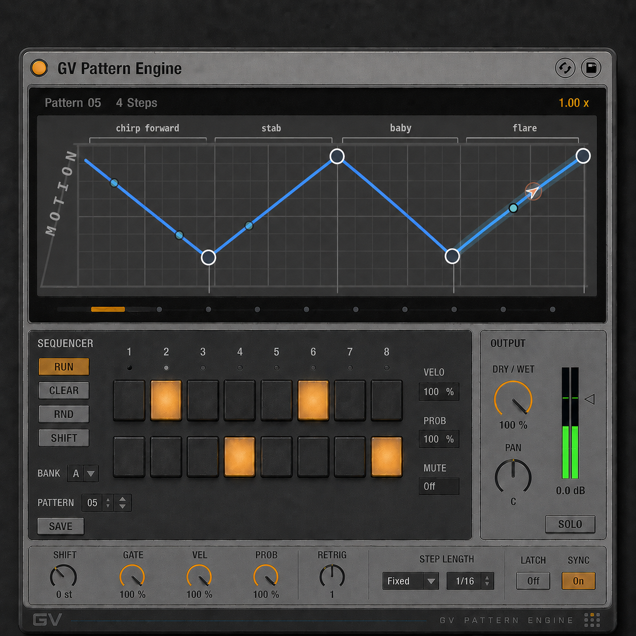 GV Pattern Engine interface