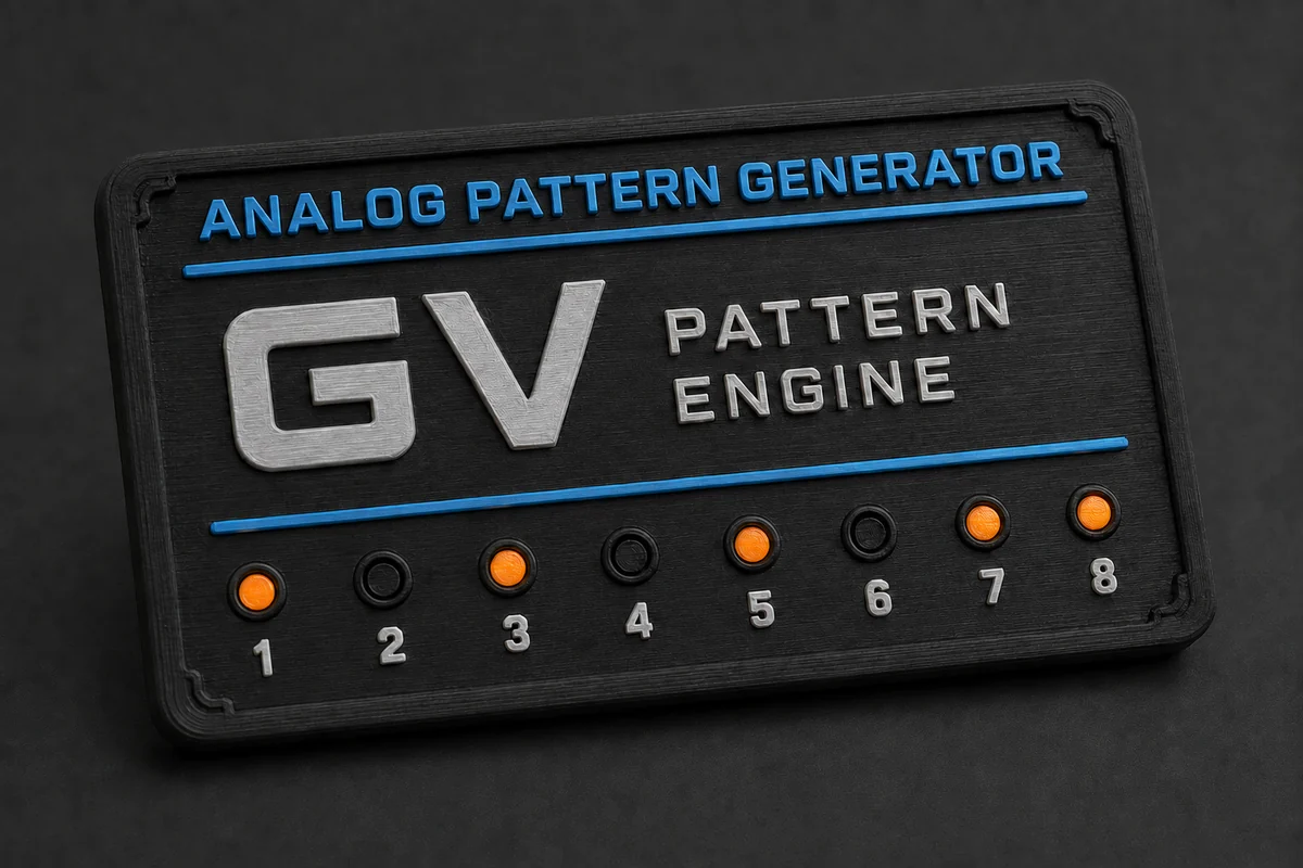 GV Pattern Engine full-color 3D-printed collectible